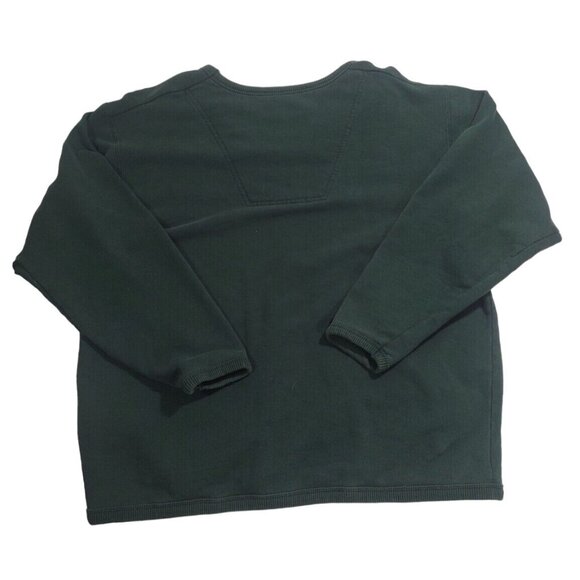 Vintage 90s Esprit Sportiv Spellout Usa Made V Neck Preppy Green Sweatsh… - Picture 3 of 6